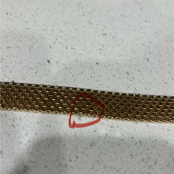 J. Crew Gold Watchband chain belt - Picture 8 of 8